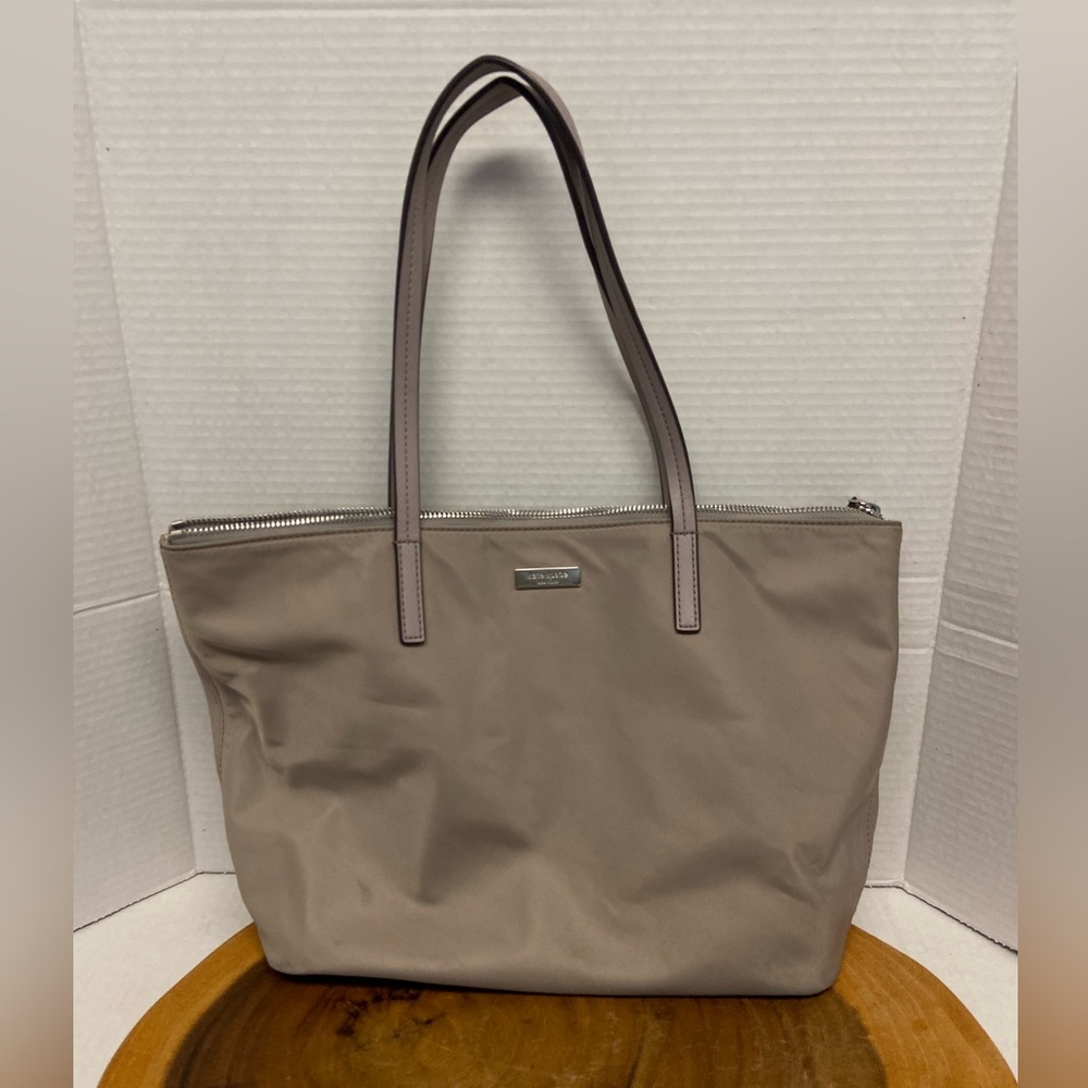 Kate Spade Lavender  Grey Nylon Tote bag